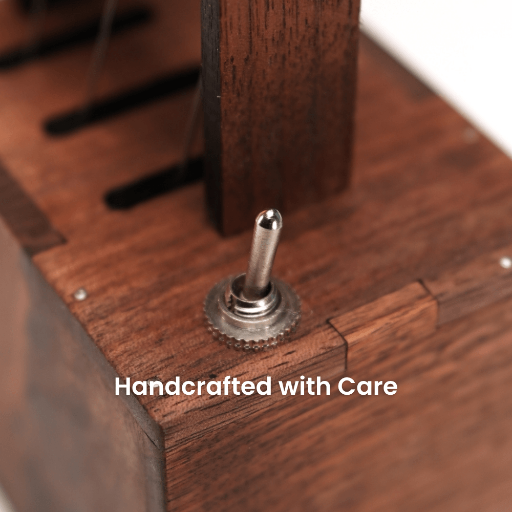 Handcrafted Walnut Whale Automaton — handcrafted wooden automaton
