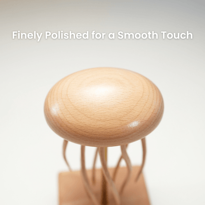 Handcrafted Wooden Jellyfish Automaton — handcrafted wooden automaton