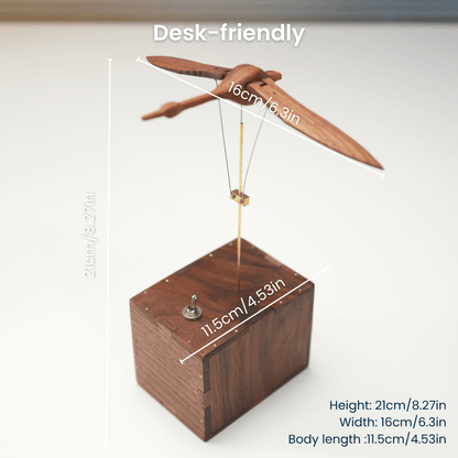 Handcrafted Walnut Swan Automaton — handcrafted wooden automaton