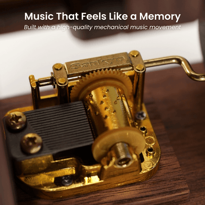 Handcrafted Wooden Monkey Music Box Automaton — handcrafted wooden automaton
