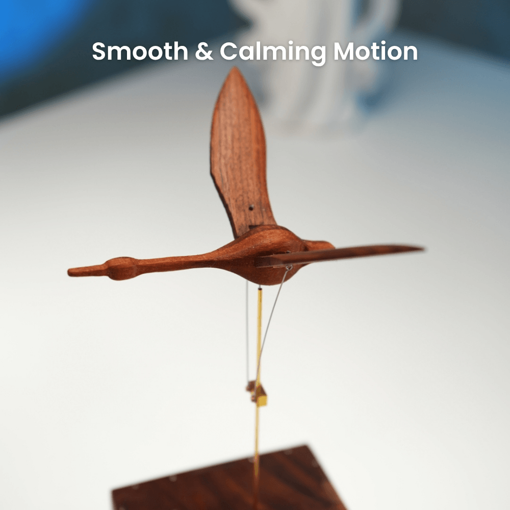 Handcrafted Walnut Swan Automaton — handcrafted wooden automaton
